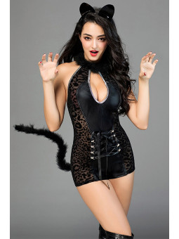 Costume Cat Woman tuta corta